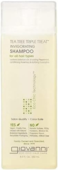 Giovanni Invigorating Shampoo Tea Tree Triple Treat 8.5 Fl. Oz (Pack Of 1)