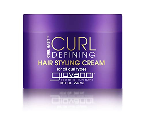 Giovanni Curl Habit Curl Defining Hair Styling Cream For All Curl Types 10 Fl Oz (295 Ml)