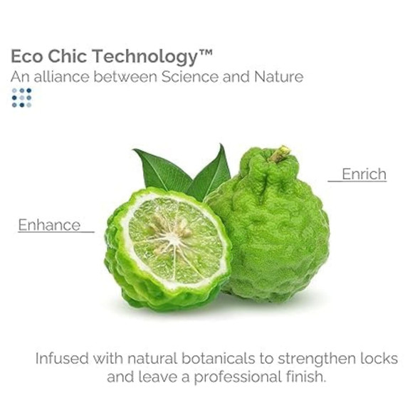 Giovanni Eco Chic Frizz Be Gone - Super Smoothing Anti-Frizz Hair Serum Adds Shine Seals In Color Infused With Natural Botanical Ingredients Salon Quality No Parabens - 2.75 Fl Oz (1 Pack)