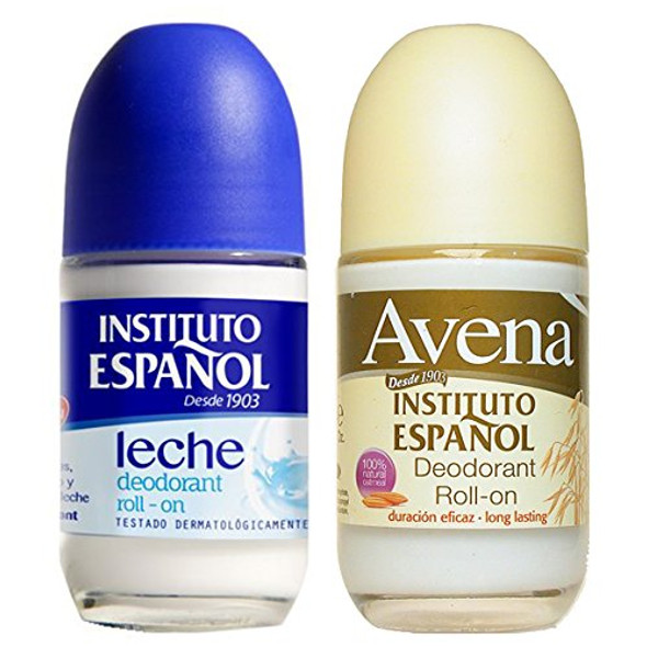 Instituto Espanol 24 Hour Avena Deodorant Roll On Combo (2 Pack).. Hpvagr