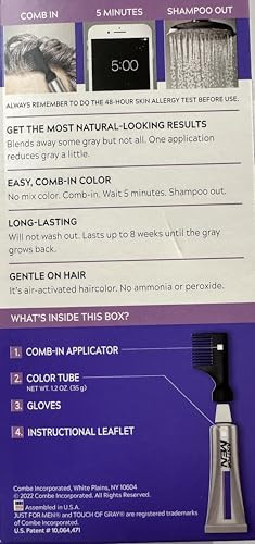 Just For Men Touch Of Gray Hair Treatment T-35 Medium Brown 1 Each (Pack Of 4)