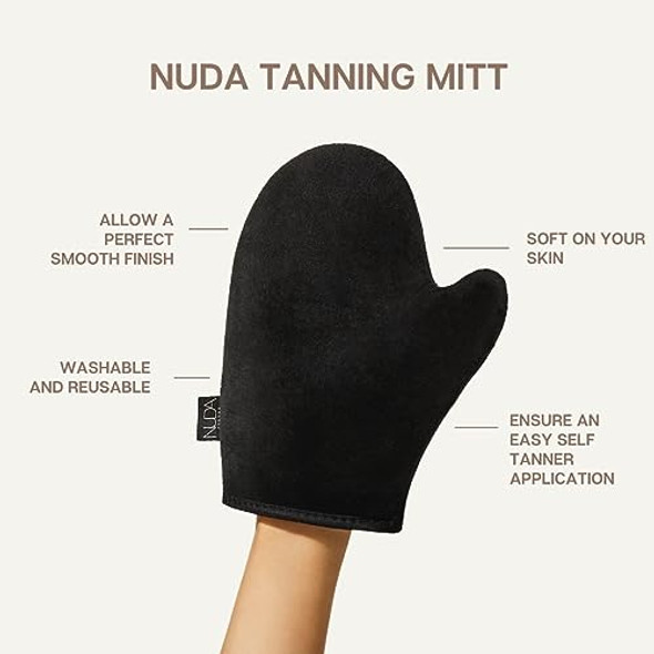 Nuda Canada  Ultra Dark Self-Tanning Mousse Dark Face Tan Water And Tanning Mitt Bundle Nuda Canada  Ultra Dark Self-Tanning Mousse Dark Face Tan Water And Tanning Mitt Bundle