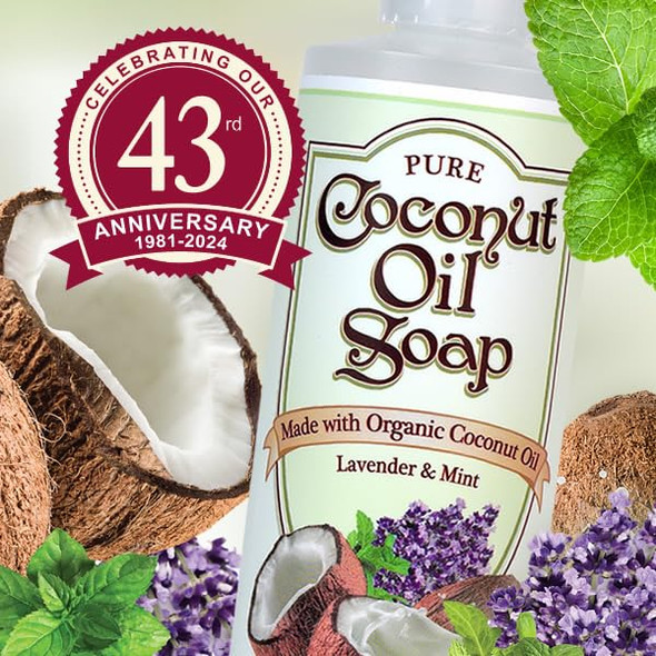 Nutribiotic – Pure Coconut Oil Soap Lavender & Mint 8 Oz Twin Pack   Organic Unrefined Biodegradable  Vegan & Made Without Gmos Gluten Or Parabens  Thin Liquid Castille Soap Nutribiotic – Pure Coconut Oil Soap Lavender & Mint 8 Oz Twin Pack   Organic Unrefined Biodegradable  Vegan & Made Without Gmos Gluten Or Parabens  Thin Liquid Castille Soap