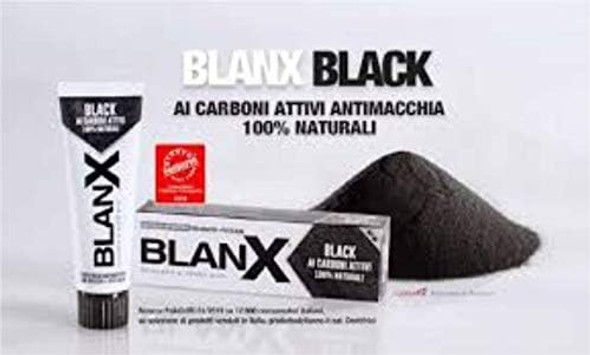 Blanx: "Black" Whitening Black Toothpaste - 2.54 Fluid Ounces (75Ml) Tube [ Italian Import ]
