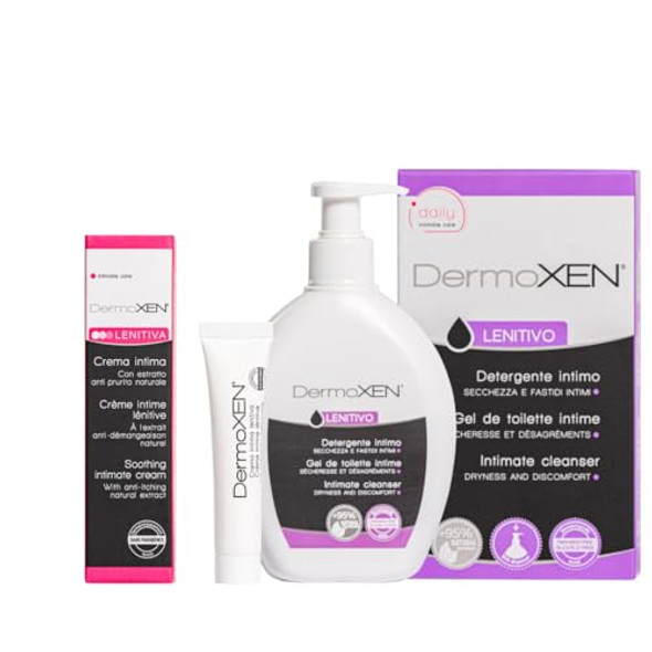 Dermoxen Intimate Dryness Duo  Moisturizing Feminine Wash For Menopause & Postpartum Dryness + Soothing Intimate Cream For Dryness & Redness  Ph‑Balanced Gentle Relief Dermoxen Intimate Dryness Duo  Moisturizing Feminine Wash For Menopause & Postpartum Dryness + Soothing Intimate Cream For Dryness & Redness  Ph‑Balanced Gentle Relief