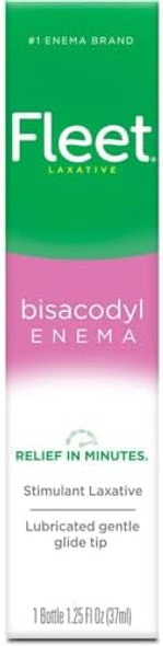 Fleet Bisacodyl Enema Ready To Use - 1.25 Oz (Pack Of 3)