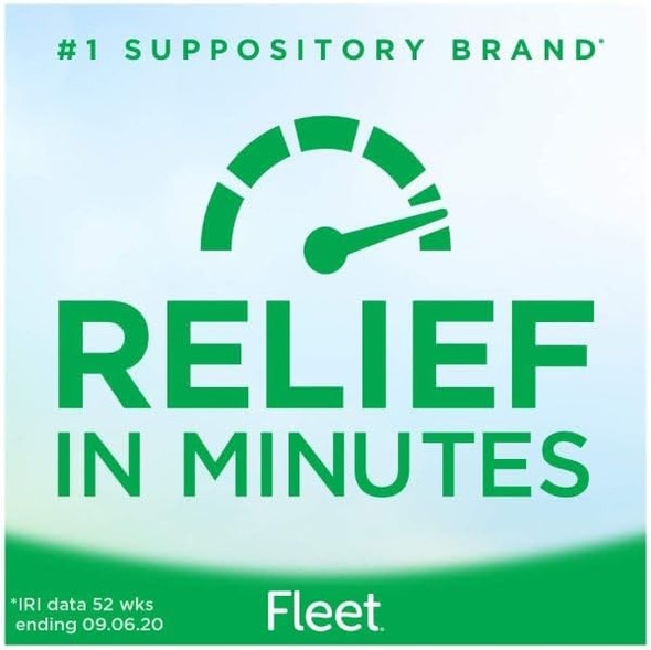 Fleet Liquid Glycerin Suppositories For Adult Constipation 7.5 Ml 4 Bottles (12 Pack)