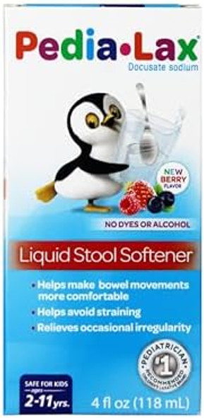 Fleet Pedia-Lax Liquid Stool Softener - 4 Oz Pack Of 2 Fleet Pedia-Lax Liquid Stool Softener - 4 Oz Pack Of 2