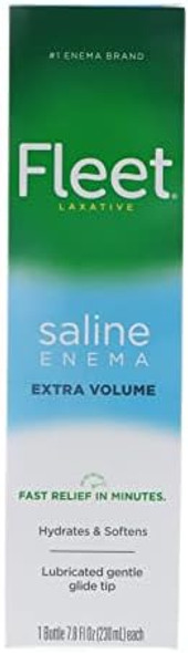 Fleet Choice One Fleet Laxative Saline Enema Extra Volume 7.8Oz Fleet Choice One Fleet Laxative Saline Enema Extra Volume 7.8Oz