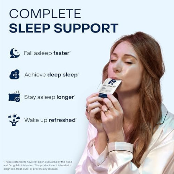 Healthycell Rem Sleep Aid Supplement + Immune Super Boost Supplement Bundle