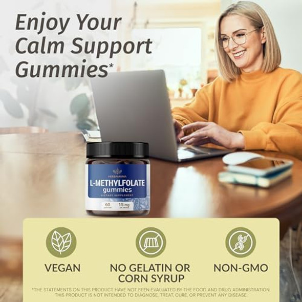 Herbamama L-Methylfolate And 5-Htp Kit - Bundle Of 15Mg L-Methylfolate & 200Mg 5-Hydroxytryptophan Gummies - Vegan Non-Gmo Gelatin- - 2 Pack Herbamama L-Methylfolate And 5-Htp Kit - Bundle Of 15Mg L-Methylfolate & 200Mg 5-Hydroxytryptophan Gummies - Vegan Non-Gmo Gelatin- - 2 Pack
