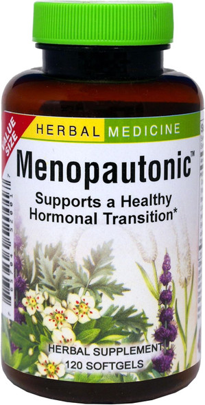 Herbs Etc. Menopautonic Softgels - Essential Supplement For Women - Hormonal Transition Support Supplement -  Menopausal Support With Dong Quai & Motherwort - 120 Softgels (120 Servings) Herbs Etc. Menopautonic Softgels - Essential Supplement For Women - Hormonal Transition Support Supplement -  Menopausal Support With Dong Quai & Motherwort - 120 Softgels (120 Servings)
