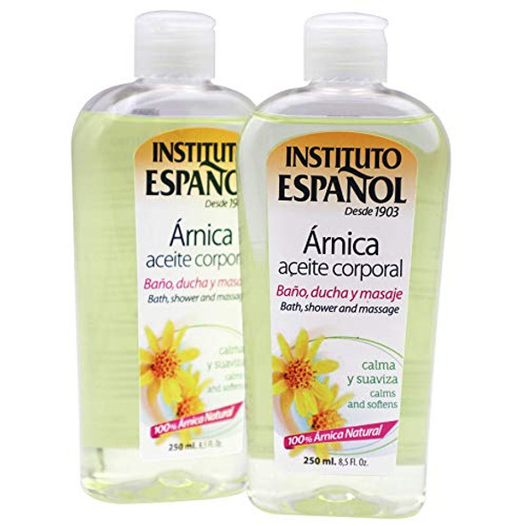 Instituto Español Arnica Oil Body Oil Fresh Fragrance 8.5 Fl Oz Bottle.