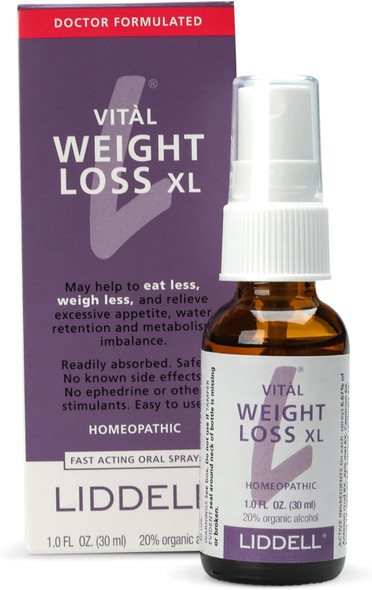 Liddell Vitl Weight Loss Xl  Homeopathic 1 Oz Liquid