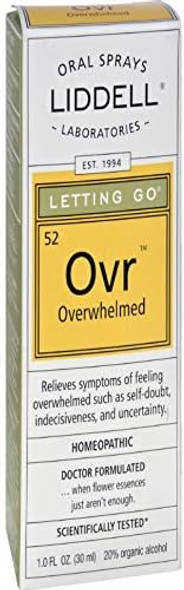 Liddell Homeopathic Letting Spray Go Overwhelmed 1 Fluid Ounce