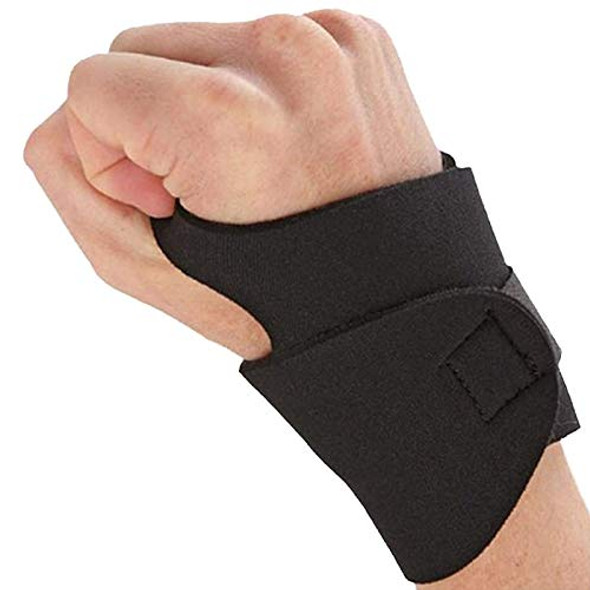 Lohmann & Rauscher Ambiband Wrist Support One Size Adjustable Compression Brace With Thumb Hole For Tendonitis Arthritis Sprains & Wrist Pain Lightweight & Latex  Fits Right Or Left Hand