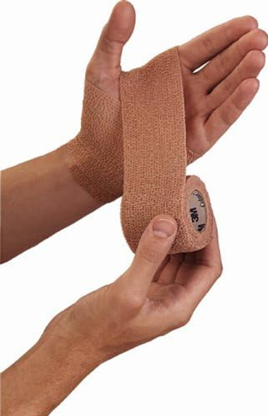 Nexcare Coban Self-Adherent Wrap 2" X 5 Yd Roll 1Count Box Nexcare Coban Self-Adherent Wrap 2" X 5 Yd Roll 1Count Box