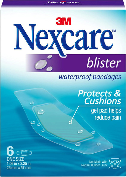Nexcare Waterproof Heel Protection Advanced Water-Resistant Adhesive Sticks To Damp Or Sweaty Skin 36 Bandages