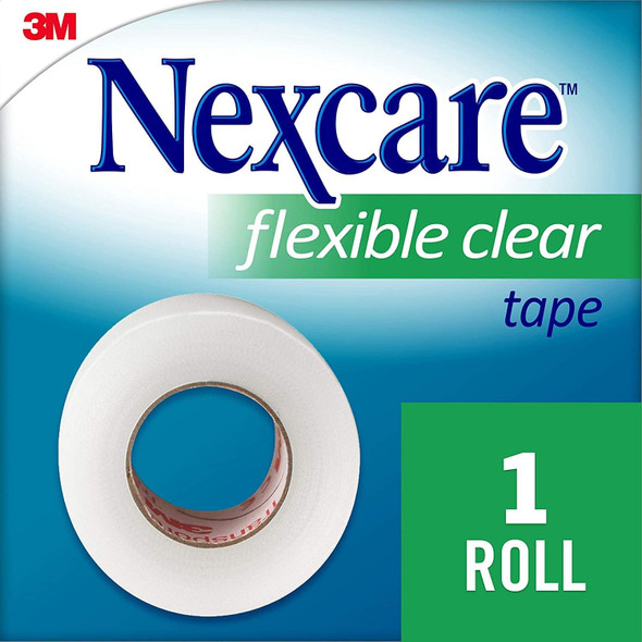 Nexcare Flexible Clear Tape 1 Inch 10 Yards Nexcare Flexible Clear Tape 1 Inch 10 Yards