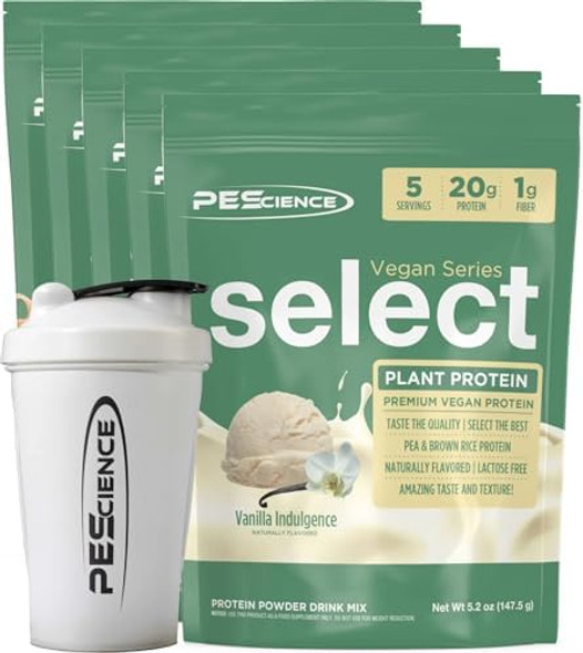 Pescience Select Vegan Protein Powder Plant Based Protein Powder Amazing Taste Smooth Texture Pea And Brown Rice Blend Dairy  Lactose  Gluten  – 5 Flavor Variety Pack 25 Servings Pescience Select Vegan Protein Powder Plant Based Protein Powder Amazing Taste Smooth Texture Pea And Brown Rice Blend Dairy  Lactose  Gluten  – 5 Flavor Variety Pack 25 Servings