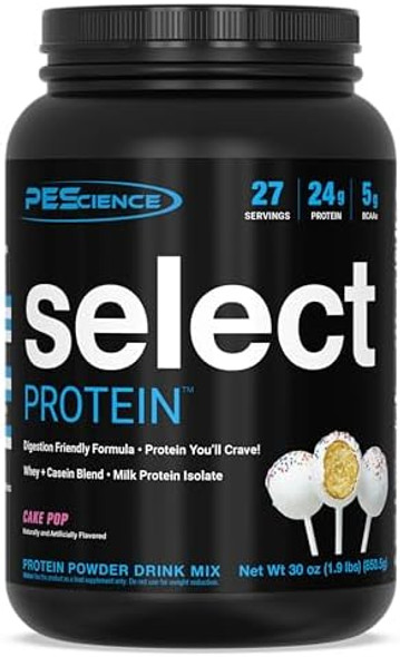 Pescience Lean Mass Stack – Select Low Carb Whey + Casein Protein Powder & Trucreatine+ Creapure Creatine Monohydrate – Muscle Growth Recovery & Strength– Cake Pop 27 Servings + 30 Serving