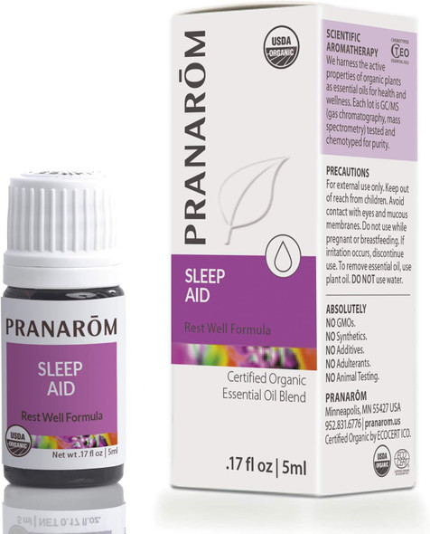 Pranarom - Sleep Aid Essential Oil Blend Diffuser Oil For Sleep Support Aromatherapy Oils Oils For Diffuser For Home Diffuser Oils With Lavender Clary Sage And Spikenard 5Ml Pranarom - Sleep Aid Essential Oil Blend Diffuser Oil For Sleep Support Aromatherapy Oils Oils For Diffuser For Home Diffuser Oils With Lavender Clary Sage And Spikenard 5Ml