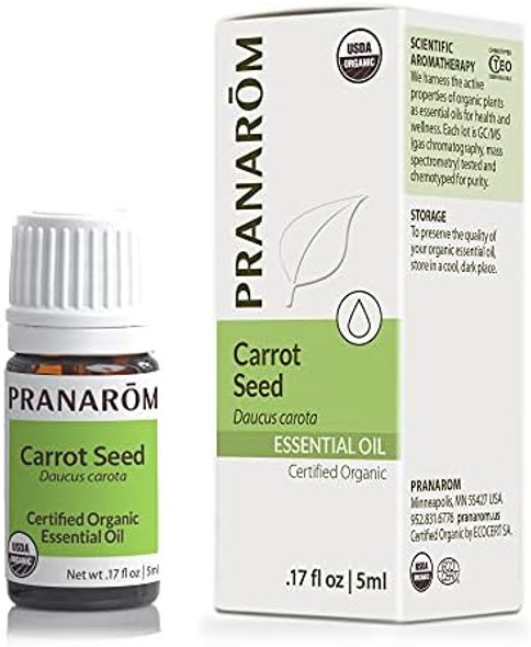 Pranarom - Carrot Seed Oil (5Ml) - 100% Pure Natural Therapeutic Grade Essential Oil For Skincare And Wellness  Usda And Ecocert  Organic Pranarom - Carrot Seed Oil (5Ml) - 100% Pure Natural Therapeutic Grade Essential Oil For Skincare And Wellness  Usda And Ecocert  Organic