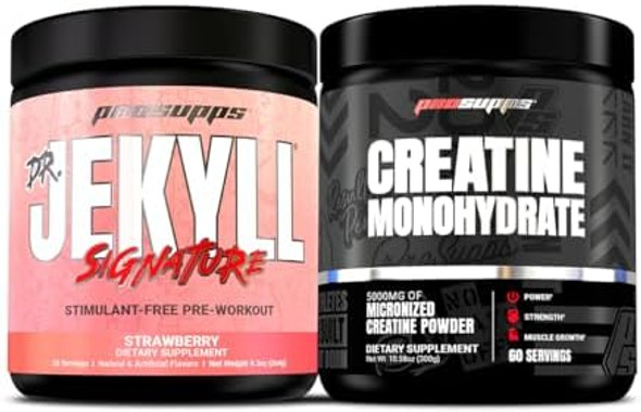 Prosupps Dr. Jekyll Performance Pre-Workout Strawberry And Creatine 300 Bundle Prosupps Dr. Jekyll Performance Pre-Workout Strawberry And Creatine 300 Bundle