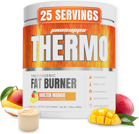 Prosupps Thermogenic Fat Burner Powder Spicy Rita - Weight Loss & Metabolism Booster Pre Workout Supplement For Women & Men - Supports Appetite Control & Boosts Energy - Gluten- - 25 Servings Prosupps Thermogenic Fat Burner Powder Spicy Rita - Weight Loss & Metabolism Booster Pre Workout Supplement For Women & Men - Supports Appetite Control & Boosts Energy - Gluten- - 25 Servings