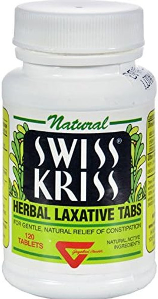 Swiss Kriss Herbal Laxative Tablets 120 Ea ( Packs Of 8)