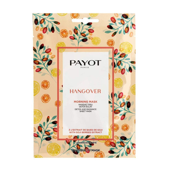 PAYOT PARIS Unisex's Hangover Morning MASK 15UN Negro Standard PAYOT PARIS Unisex's Hangover Morning MASK 15UN Negro Standard