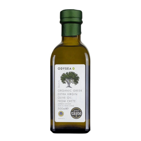 Odysea Organic Greek Extra Virgin Olive Oil PGI Chania 500 ml