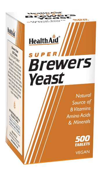 HealthAid Brewers Yeast - 500 Tablets