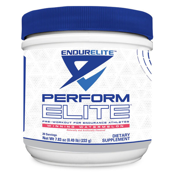 EndurElite Perform Elite- Pre Workout Energy Drink Powder Supplement- Pre-Workout Electrolytes for Endurance Athletes- 20 Servings- Winning Watermelon