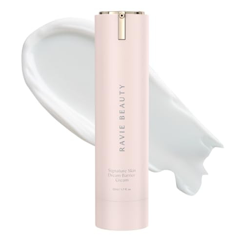 Ravie Beauty Signature Skin Dream Barrier Cream Hydrating Face Moisturizer With Peptides Ceramides & Niacinamide Fast-Absorbing Sensitive-Skin Friendly Primer-Ready Finish 1.7 Fl Oz