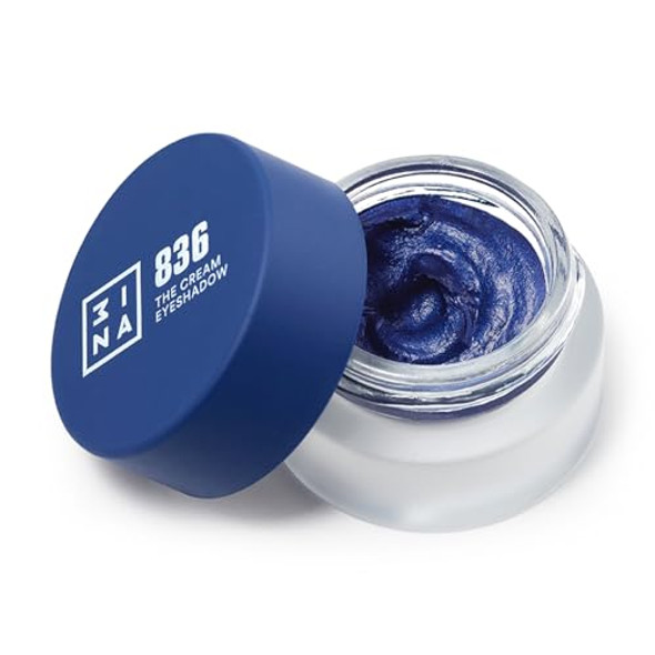 3Ina The Cream Eyeshadow - 24-Hour Wear Waterproof Formula - Fast Drying Highly Pigmented - Matte Shimmer Metallic Eyeshadow Singles - 836-0.1 Oz