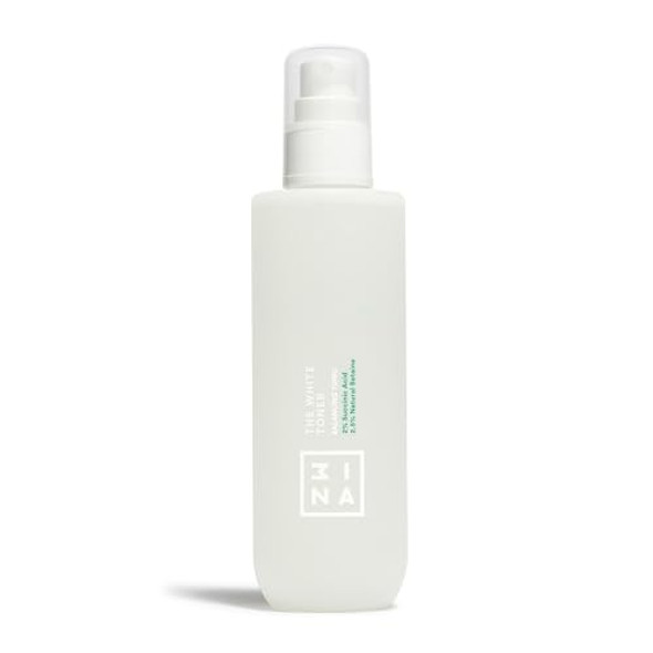 3Ina Makeup - The White Toner - Face Toner With 2% Succinic Acid + 2.5% Natural Betaine - Facial Toner Reduces Oily Sebum & Acne - Face Toner - Vegan - Cruelty