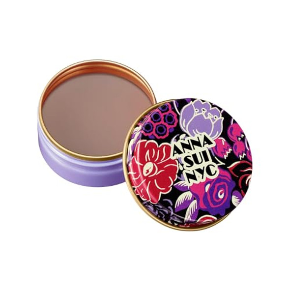Anna Sui Face Multi Balm 500 Petticoat Light Beige 3-In-1 Eyeshadow Blush & Lip Color Long-Wear & Sweat-Resistant Pore-Blurring Soft-Focus Finish Enriched With Safflower Oil 0.19 Oz