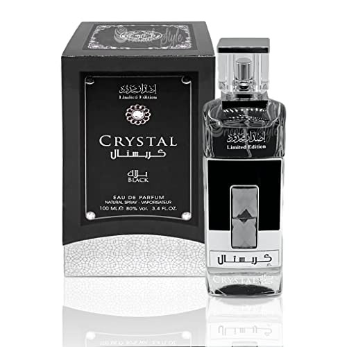 Ard Al Zaafaran Crystal Black Eau De Parfum Spray For Unisex 3.4 Ounce