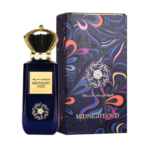 Ard Al Zaafaran Midnight Oud Eau De Parfum Spray For Unisex 3.4 Ounce