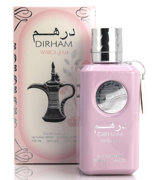 Ard Al Zaafaran Perfumes Dirham Wardi Eau De Parfum Spray For Women 3.4 Ounce