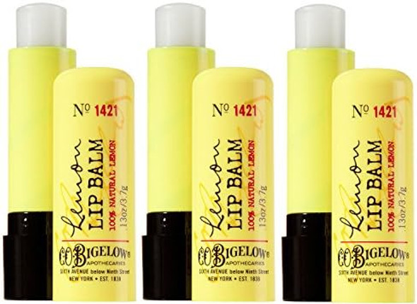 C. O. Bigelow Bath And Body Works C.O. Bigelow Lip Care Lemon Lip Balm 0.13Oz [3-Pack]