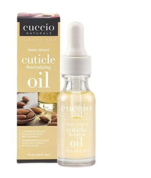 Cuccio Naturale Sweet Almond Cuticle Oil – Hydrating And Nourishing Treatment With Safflower Oil And Vitamin E – Sweet Almond Scent – Promotes Healthy Strong Nails – 0.50 Fl. Oz. (15 Ml)