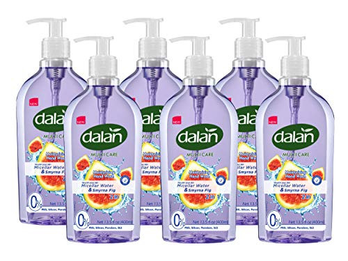 Dalan Smyrna Fig Multicare Ultra Moisturizing Liquid Hand Soap For Normal And Dry Hands Fresh Clean And Soft Feeling (13.5 Fl Oz / 400 Ml (Pack Of 3))