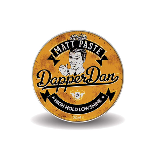 Dapper Dan Matt Paste High Hold Low Shine Hair Paste For Men Versatile Hair Product With Flexible Hold For All Styles Vintage Cologne Fragrance 2 X 3.38 Fl Oz