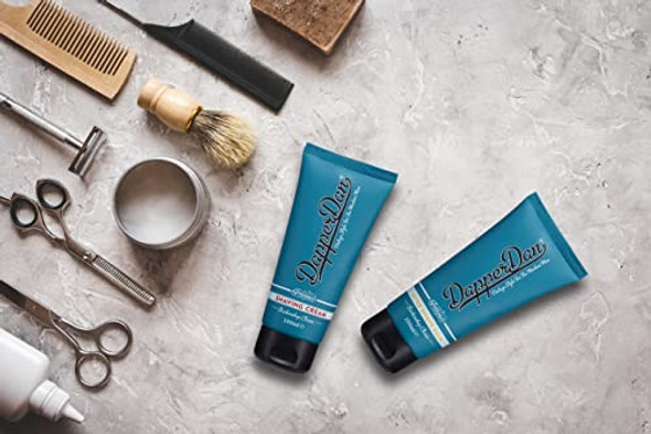 Dapper Dan Shave Cream Mens Shaving Cream To Help Reduce Irritation Leaves Skin Soft And Hydrated Use With Or Without A Shaving Brush Classic Sandalwood Fragrance 1 X 3.38 Fl Oz