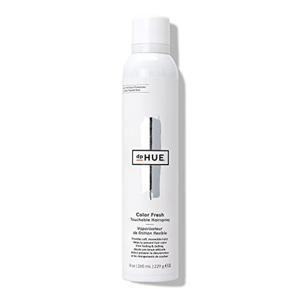 Dphue Color Fresh Touchable Hairspray - 8 Oz - Provides Heat & Humidity Protection - Soft Non-Sticky Hold - Color Safe - For All Hair Types