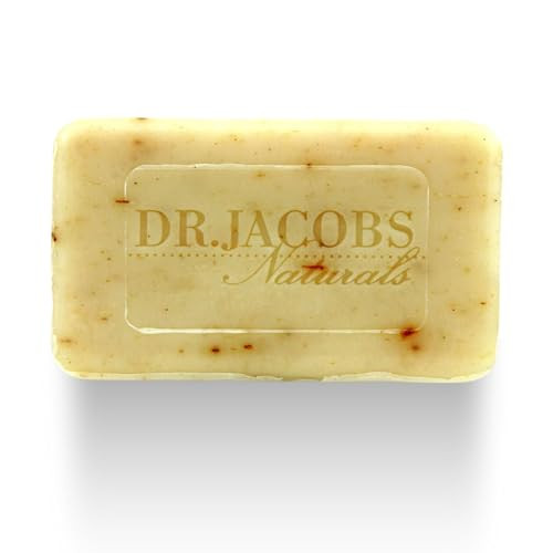 Dr Jacobs Naturals Triple Milled Loofah Exfoliating Castile Bar Soap 5 Oz. - Luscious Lavender