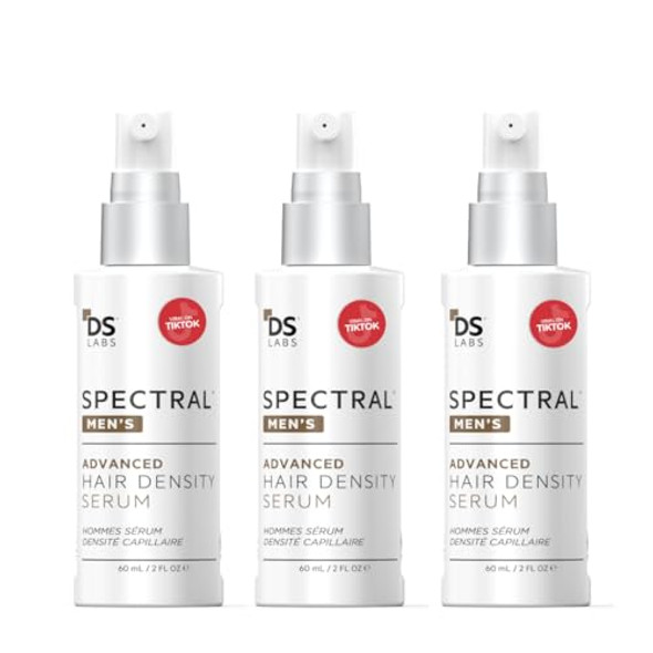 Ds Labs Spectral Men’S Hair Density Serum (Formerly Spectral.Dnc-N) 60Ml - Lightweight Leave In For Fuller Looking Thicker Looking Hair Fast Absorbing Non-Greasy For All Hair Types (3 Pack)