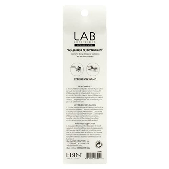 Ebin York Lab Extensions: Extension Wand Diy Individual Lash Ergonomic & Comfortable Natural Look Self Application